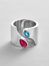 BaubleBar Ruby|Blue Zircon -
Personalized crystal ring