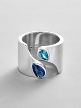 BaubleBar Sapphire|Blue Zircon -
Personalized crystal ring