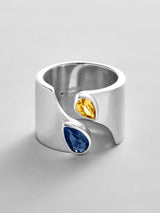 BaubleBar Sapphire|Topaz -
Personalized crystal ring