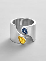 BaubleBar Topaz|Sapphire -
Personalized crystal ring