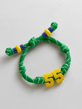 BaubleBar Team Knotty Varsity Custom Bracelet - Brazil Double Digit -
Custom waterproof bracelet
