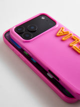 BaubleBar Fine Line Custom iPhone Case - Magenta/Yellow