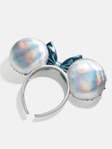 BaubleBar Disney Minnie Mouse Blue Iridescent Headband - Minnie Mouse Blue Iridescent Ears - 
    Disney ears headband