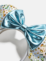 BaubleBar Disney Minnie Mouse Blue Iridescent Headband - Minnie Mouse Blue Iridescent Ears - 
    Disney ears headband