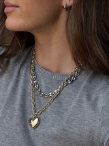 BaubleBar Millie Necklace - Gold - 
    Bubble heart pendant