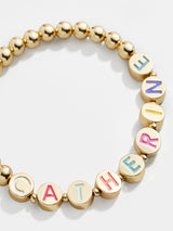 BaubleBar Disc Pisa Kids' Custom Bracelet - Gold/Multi -
20% Off Custom: Early Black Friday Access