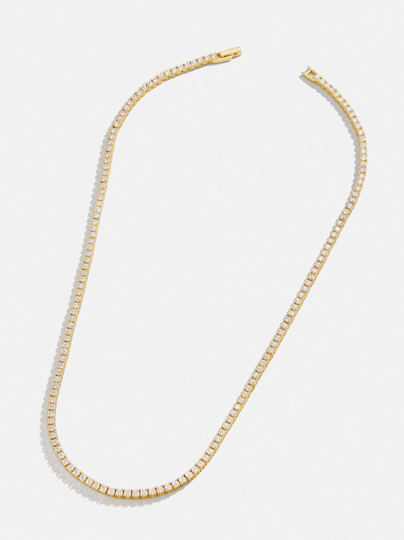 BaubleBar Bennett 18K Gold Tennis Necklace - 18K Gold Plated Sterling Silver - 
    Enjoy 20% Off Necklaces – For a Limited Time
  
