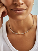BaubleBar Bennett 18K Gold Tennis Necklace - 18K Gold Plated Sterling Silver - 
    Enjoy 20% Off Necklaces – For a Limited Time
  
