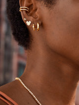 BaubleBar Disney 18K Gold Sterling Silver & Cubic Zirconia Studs - Gold/Pavé -
18K Gold Plated Sterling Silver, Cubic Zirconia stones