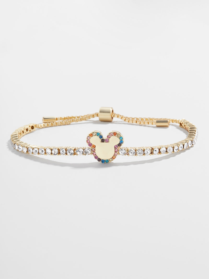 BaubleBar Mickey Mouse Disney Tennis Bracelet - Clear - 
    Disney pull-tie bracelet
  
