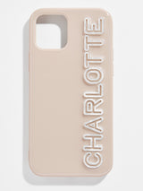 BaubleBar All the Beige Custom iPhone Case - Beige/White - 
    Get Gifting Early: 20% Off Custom