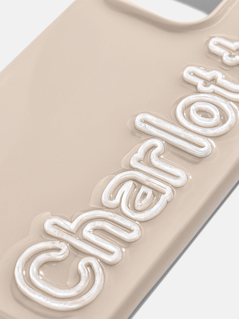 BaubleBar All the Beige Custom iPhone Case - Beige - 
    Customizable phone case
  
