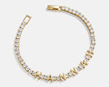 BaubleBar Custom Tennis Bracelet - Gold/Pavé -
Custom tennis bracelet