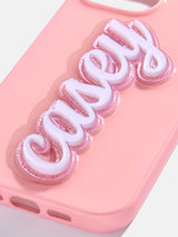 BaubleBar Peach, Please Custom iPhone Case - Pink - 
    Customizable phone case
  
