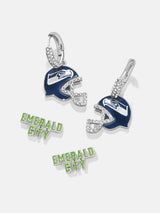 BaubleBar Seattle Seahawks Earring Set - Seattle Seahawks - 
    NFL huggie earrings & studs
  
