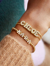 BaubleBar Pisa Custom Bracelet - Gold/Pavé -
Enjoy 20% Off Custom Jewelry