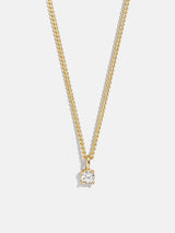 BaubleBar Victoria 18K Gold Necklace - Gold/Pavé - 
    18K gold plated sterling silver, Cubic Zirconia stones