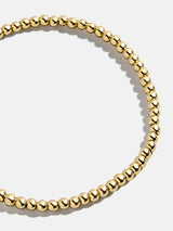 BaubleBar 3MM - 
    Gold beaded bracelet