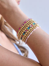 BaubleBar 6MM - 
    Gold beaded bracelet