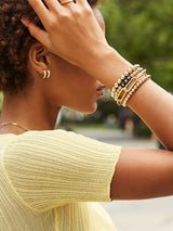 BaubleBar Custom Pisa Bracelet - Gold/Black - 
    Choose from 4 styles, customize up to 12 characters
  
