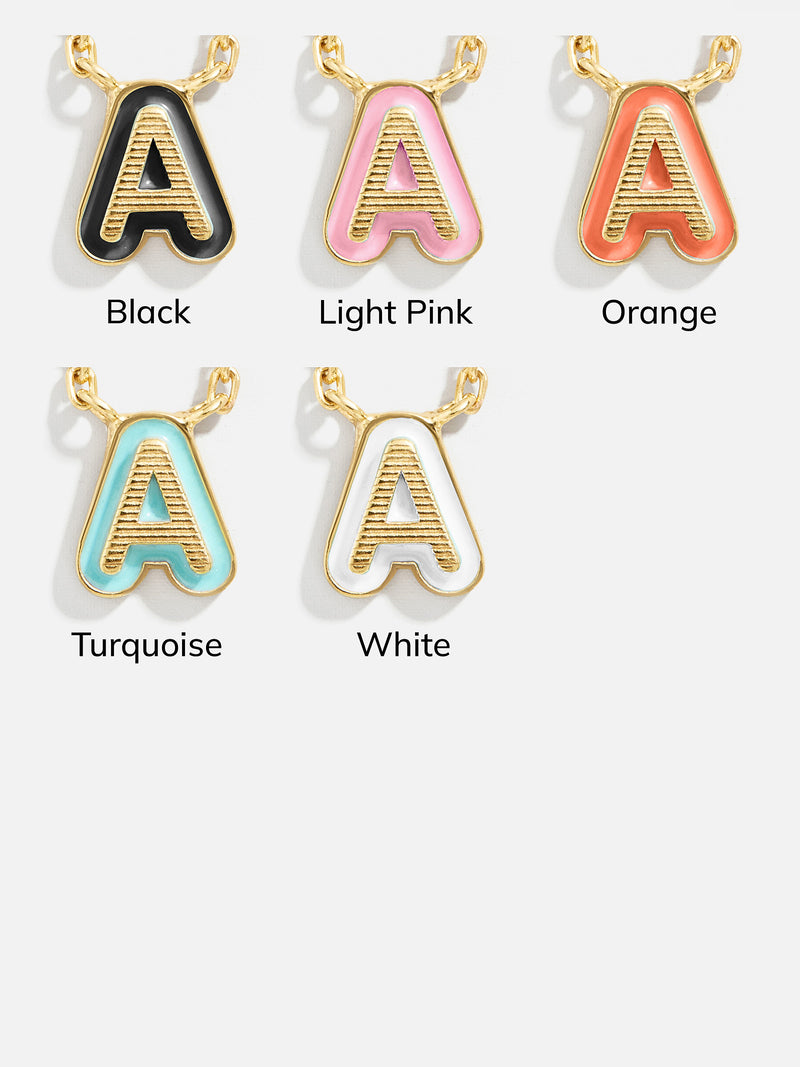 BaubleBar 18K Gold Enamel Initial Necklace - 
    Enjoy 20% Off Necklaces – For a Limited Time
  
