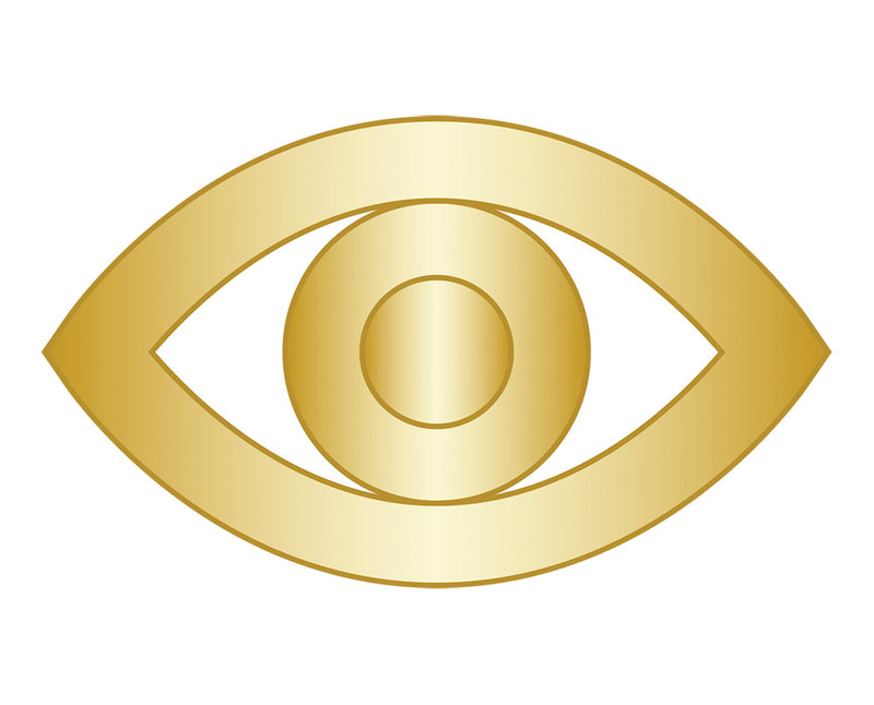 Mini Evil Eye Icon - Gold