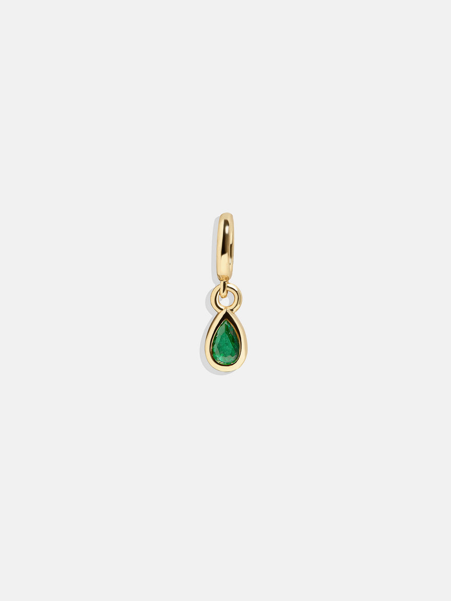 Birthstone Cluster Charm - Emerald