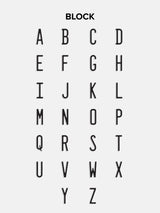 BaubleBar Spell It Out Custom Blanket - Gray/Dark Gray - 
    Get Gifting Early: 20% Off Custom