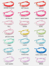 BaubleBar Say It All Bracelet - 
    Adjustable pull-tie bracelet - 10 different phrases available
  
