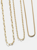 BaubleBar Cluster Charm Necklace Chain - Gold Paperclip Chain - 
    25% Off Custom Gifts: The Annual Custom Event