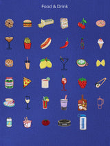 BaubleBar Navy -
Hand select 6 icons to personalize your tote