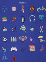 BaubleBar Navy -
Hand select 6 icons to personalize your tote