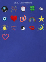 BaubleBar Navy -
Hand select 6 icons to personalize your tote