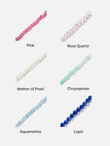 BaubleBar Semi-Precious Cluster Charm Necklace  Chain - Rose Quartz - 
    Rose quartz stackable necklace