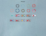 BaubleBar Light Denim -
Hand select 5 icons to personalize your tote