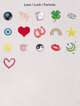 BaubleBar Natural -
Hand select 6 icons to personalize your tote