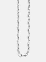BaubleBar Cluster Charm Necklace Chain - Silver Paperclip Chain -
It's Black Friday Week: Enjoy 20% off.