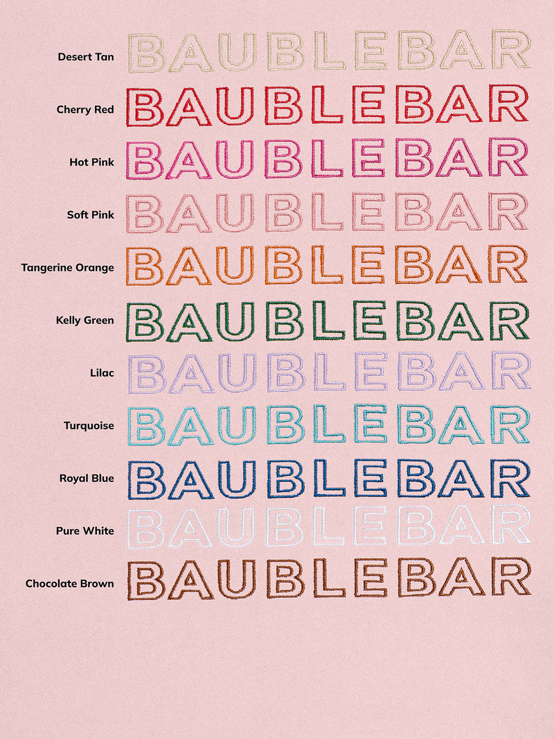 BaubleBar Custom Alpha Tote - Soft Pink -
Get Gifting Early: 20% Off Custom Totes