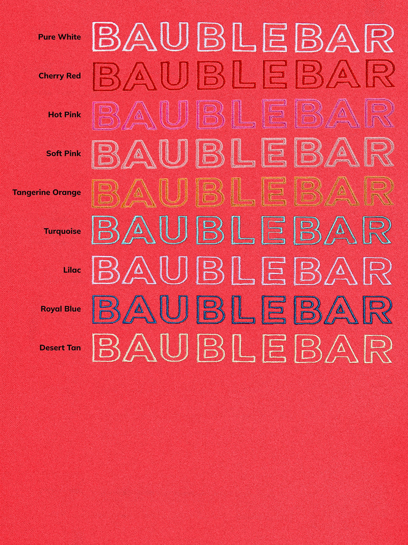 BaubleBar Custom Alpha Tote - Cherry Red -
Get Gifting Early: 20% Off Custom Totes
