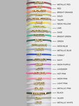 BaubleBar Custom Cord Bracelet - Neon Pink - 
    Cusotmizable bracelet
  
