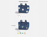 BaubleBar Dark Denim -
Hand select 4 icons to personalize your tote