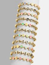 BaubleBar Custom Pisa Bracelet - Gold/Black - 
    Choose from 4 styles, customize up to 12 characters
  
