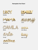BaubleBar 18K Gold Custom Nameplate Necklace - Mini Script - 
    Get Gifting Early: 20% Off Necklaces