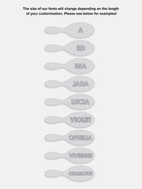 BaubleBar Mini Block Font Mini Custom Hair Brush - Tortoise/White -
20% Off Custom: Early Black Friday Access