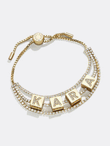BaubleBar Click & Go Custom Bracelet - Gold/Pavé - 
    EXTRA 20% Off Sale. Prices as marked.