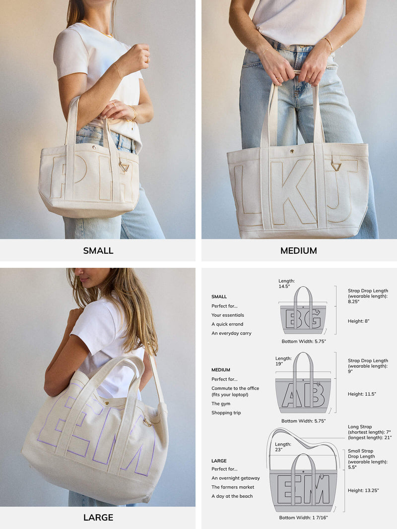 BaubleBar Custom Alpha Tote - Mushroom Taupe - 
    Get Gifting Early: 20% Off Custom
