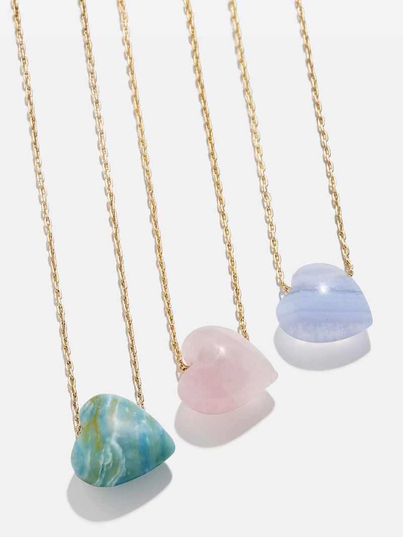 BaubleBar Juno Blue Lace Agate Necklace - Blue Lace Agate Stone - 
    Enjoy 20% off - This Week Only
  
