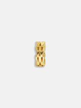 BaubleBar Gold Initial Bead Charm - W -
Create your own bead charm necklace