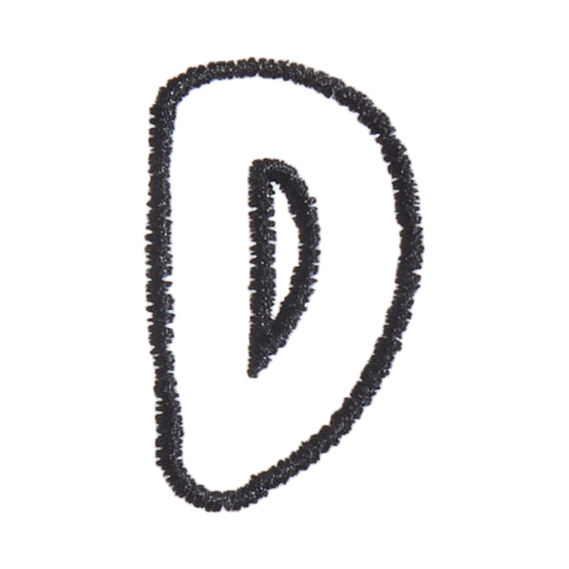 D - Bubble Letter