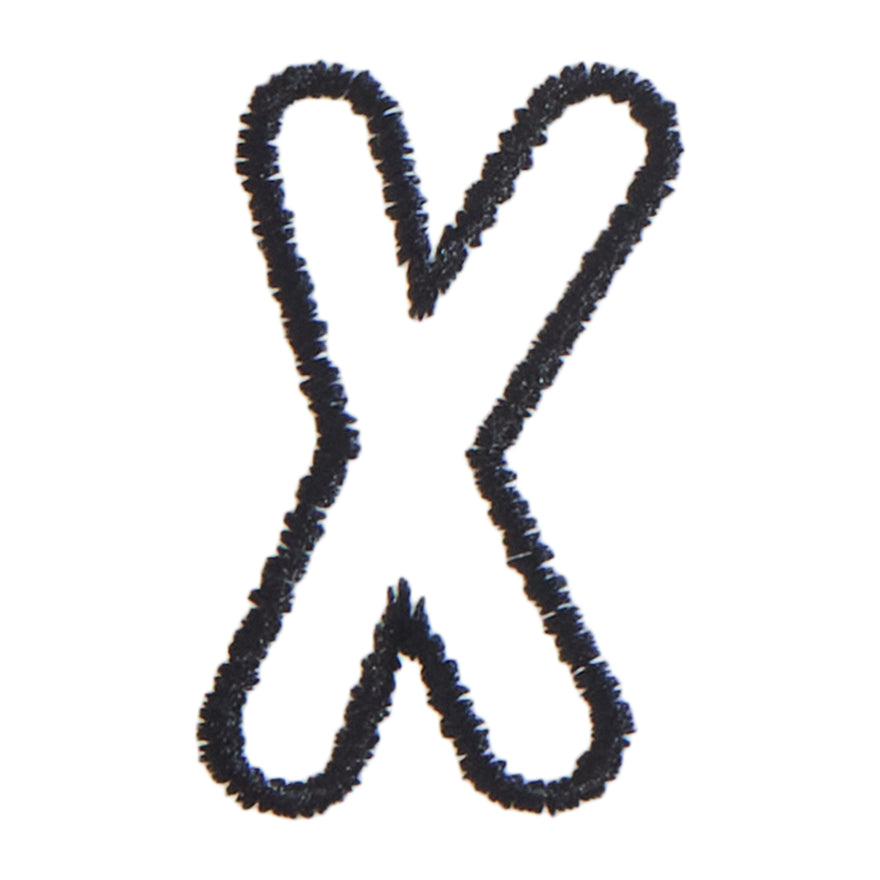 X - Bubble Letter